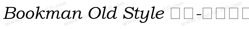 Bookman Old Style 亮体字体转换
